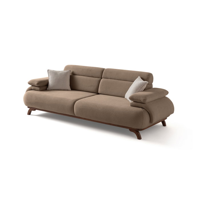 Atelier Del Sofa Bonjo Walnut - Latte